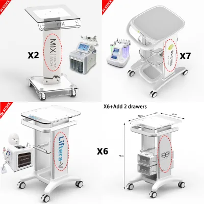 Low Price Carritos Para Colocar Laser Trolley for Aesthetic Machine Trolly Cart Aesthetic Facial Spa Trolley Cart with Drawers