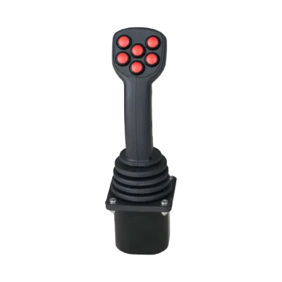 Dual Axis Spring Return Rocker Joystick with Micro Switch Redundant Ratiometer Output Controller