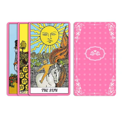 Custom 12 * 7cm High Quality Wholesale Creative Tarot Cards Eco Friendly Recyclable Classical Luxury Durable Paper Tarot Cards