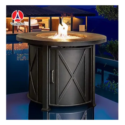 Advanced Design Round Gas Garden Firepit