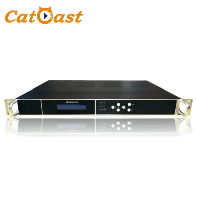 Catcast CATV Headend IP to DVB-T/DVB-T2/ATSC/ISDB-T RF Modulator 16-in-1 with 5-Year Warranty