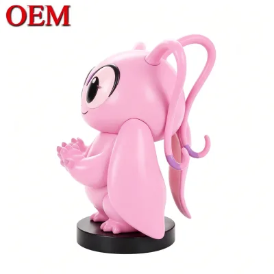Custom PVC Cartoon Figurine Phone Holder OEM Character Desktop Smartphone Display Stand