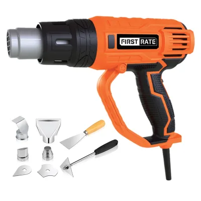 2000W Professional 3 Speed Adjustment Durable and Overload Protection Optional 8 Nozzles Fast Hot Heat Gun Machine