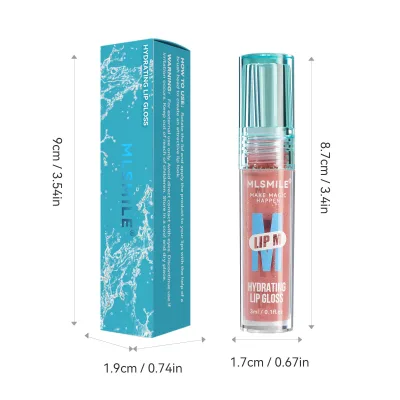 Shimmering Lip Gloss Fine Glitter Waterproof Non-Stick Long Lasting Highly Pigmented Liquid Lipstick, Moisturizing Lip Treasure