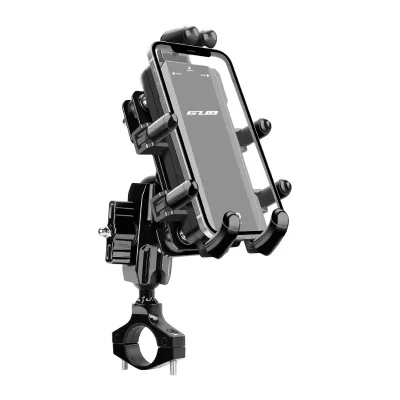 GUB P60 Shock Absorpt Adjusted Motorcycle Phone Mount Support Moto Bicycle Handlebar Stand Mount Scooter Motor Bike Phone Holder
