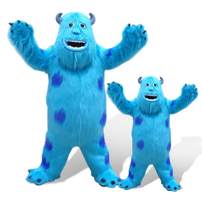 Blue Monster Custom Mascot Costume High Quality Animals Mascot Costume for Cosplay Party Custom Mascot Costume