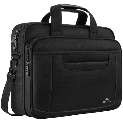 Wholesale Customized Men Messenger Bag Black Classic Business Office Lawyer Attache Case