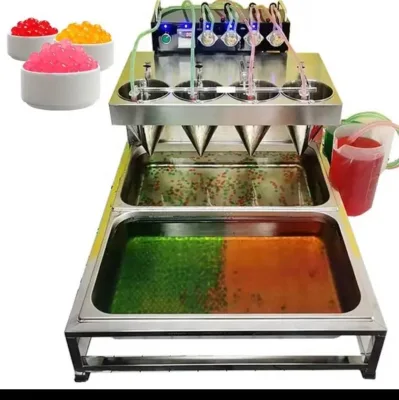 Automatic Round Tapioca Pearl Jelly Ball Maker Machine Bubble Tea Juice Popping Boba Boba Molding Maker Machine
