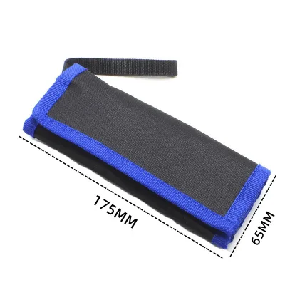 Canvas Bag 9-Piece Tweezers Set Stainless Steel Tweezers Straight Bent Tips Portable Multi-Function Household Hardware