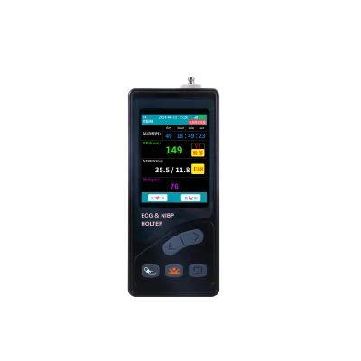 24 Hour Professional Electric Digital Blood Pressure Monitor Machine Smart ECG Recorder With 1 Year Warranty
