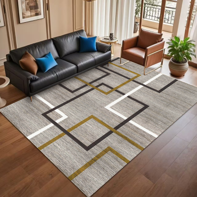 Chinese Satin Resistant Modern Eco Friendly Carpet Rugs for Living Room