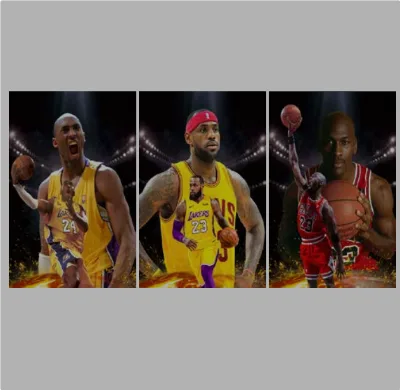 Custom 3D Sport Poster Lenticular Motion Basketball Football Sports Player Picture
