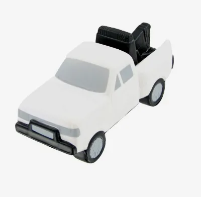 Custom Printed Tow Truck PU Foam Stress Reliever Squeeze Toy Promotional Gift With Logo