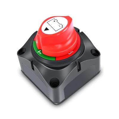 Battery Switch Waterproof Battery Power Cut Master Switch Disconnect Isolator for Car Vehicle RV and Marine Boat (On/Off)