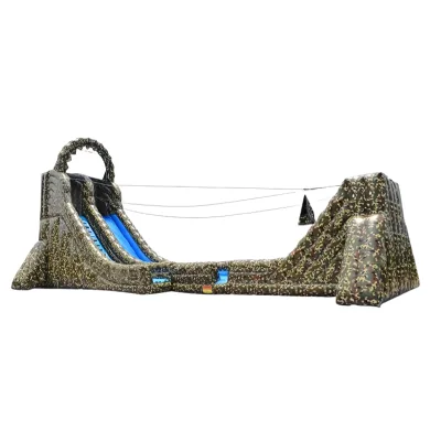 Portable Inflatable Zip Line Slide ,New Ropeway Game Bounce Zip Line