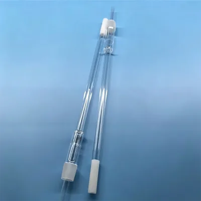 Transparent Quartz Glass Tube High Purity Frosted Silica Quartz Irregular Tube