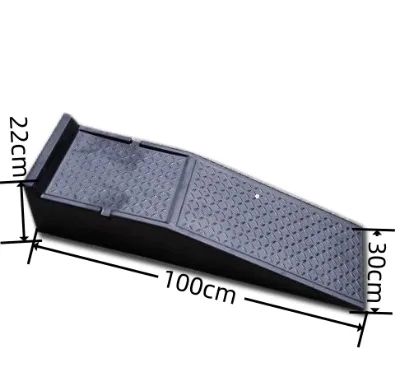 Low Rubber Profile Car Ramps Heavy Duty Automotive Leveling Ramps Vehicle Repair Ramp for Car Repair Maintenance
