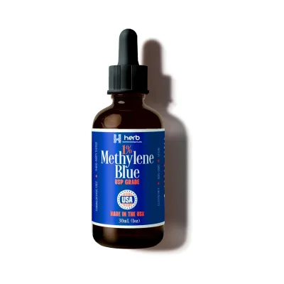 Hot Selling OEM Private Label Methyle Blue Drops 1% Support Brain Health 60ml Mythylene-Blue Liquid Drops Supplement
