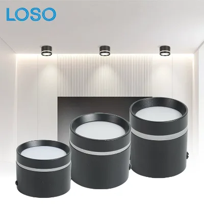 New Product Restaurant Store Surface Mounted 5W 10W 15W Round Aluminum Ceiling Cob Led Down Light