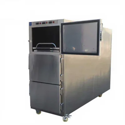 Haokang Refrigeration 304 Stainless Steel American Style Coffin Corpse Freezer for Baby Use 3-Corpses Capacity -5~-15C