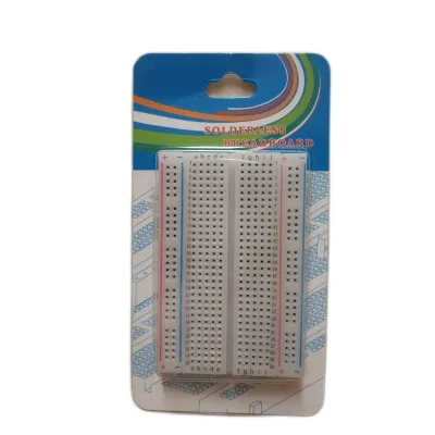 Mini 400 Ties Solderless for Breadboard Universal Protoboard Shield Electronics Kits 400 Contacts Prototyping Demonstration Boar