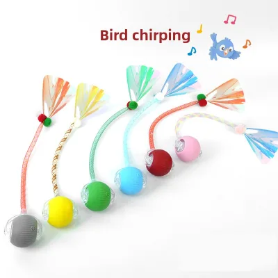 Smart Cat Toy Self-Entertainment Electric Cat Toy Ball with Glowing Teaser Lovely
