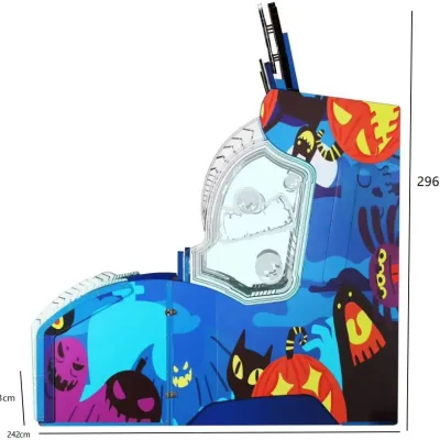 Jinns Games Source Factory Metal English-Speaking Halloween Indoor Game Arcade Bowling/Cricket/Shooting Coin-Operated Amusement