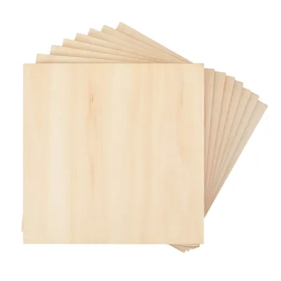 12x12x1/8 Inch Modern First-Class Basswood Sheets Smooth 3mm Plywood Laser Cutting Engraving & Burning Painting DIY Wood Board