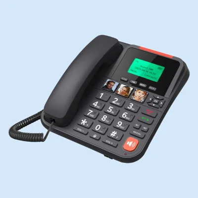 LTE Wireless 4G/GSM HD Dot Matrix Screen Handset VoLTE Cordless Network WiFi Hotspot RJ45 Fixed Wireless Phone