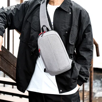 Wholesale Korean Men's Chest Bag Outdoor Riding Small Shoulder Bag Casual Fashion Gift Bag