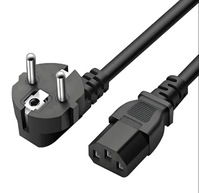 BEIDI 250V AC Power Cord PVC Insulation 2/3 Pin Power Cable for Rice Cooker Laptop Computer & Washing Machine Copper Conductor