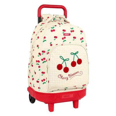 Kids School Trolley Backpack for Girls Large Capacity Trolley Backpack School Bag with Wheel