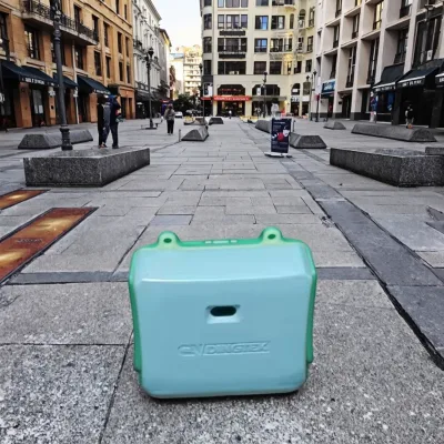 Dingtek DF701 Wireless NB-IoT Indoor Grey ABS Material Waste Smart Bin Sensor Laser Technology 150cm Detection Range Sensor