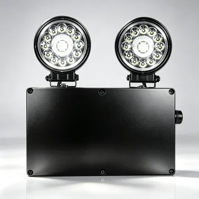 DF New Products Dual Head Light LED Emergency Light High Lumen 2*20W Rechargeable Wall Mounted