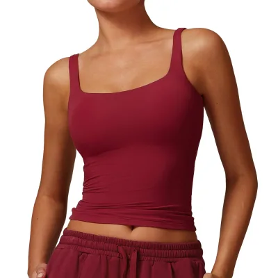 Tight Yoga Vest Quick-drying Fitness Wear Outdoor Versatile Running Back Sports Top