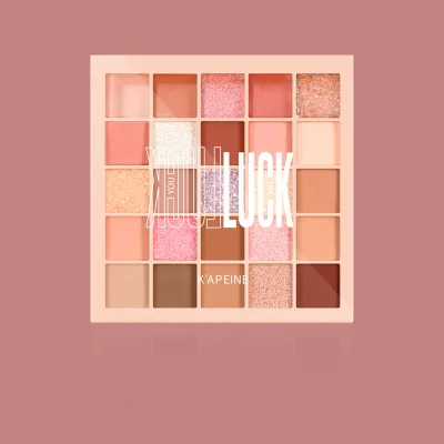 Waterproof 25 Colors High Pigmented Cosmetics Matte Plastic Eyeshadow Glitter Palette Original Custom Eyeshadow Palette