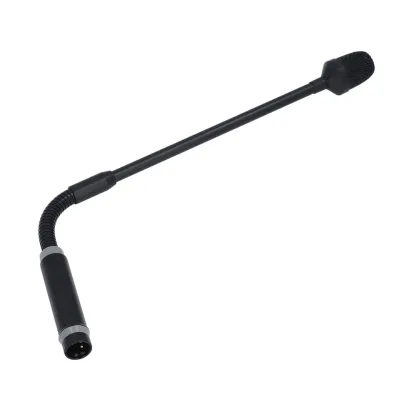 Dynamic Wired Aluminum Alloy Gooseneck Microphone 3 Pin XLR Male Adjustable Hose Professional Plug and Play for DJ Mixer
