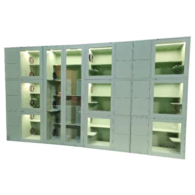 Support Customization UVC Sterilization Light & Illumination Light Installed Cat House Manufacturer Luxury Cat Villa Home Condo