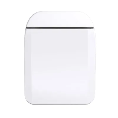 Plastic Square Shape Small Bathroom Bidet Toilet Seat Cover with Modern Design