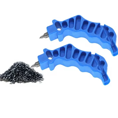 DaringFish Blue 4mm Alloy Steel Head PE Capillary Punch Bypass Drilling Accessories Agricultural Irrigation Greenhouse Orchard