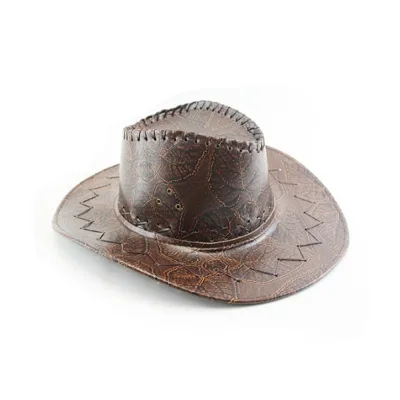 Outdoor Sunshade Fashion Waterproof Large Brim Helmet Western Cowboy Hats