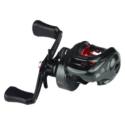 GUANGWEI 6.2:1 Good Quality Saltwater Fishing Reel Full Metal High Speed Drag Moulinet Baitcasting Reel Casting Reel