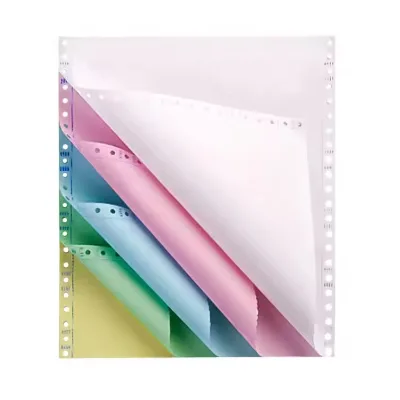 Premium Carbonless Multipart Continuous Paper 3 Parts Multicolor Reverse Paper