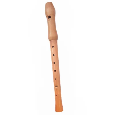 Wholesale Factory Made Orff Natural Wood Color Recorder Flute, Long & Short Flute for Kids, Children Musical Instrument
