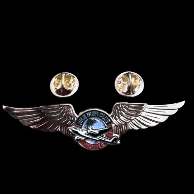 Free Design Custom High Quality Club Member 3D Wing Pin Badge Metal Enamel Souvenir Pins