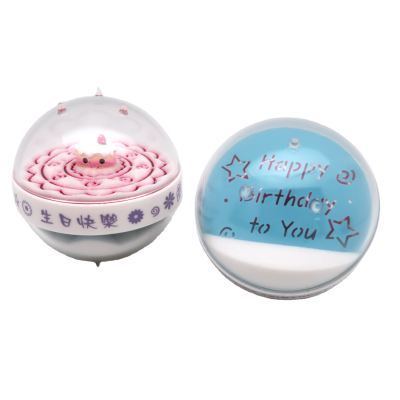 Acrylic Sand Globe Cake Design Return Gifts for Birthday Gift for Lover and Girl Child