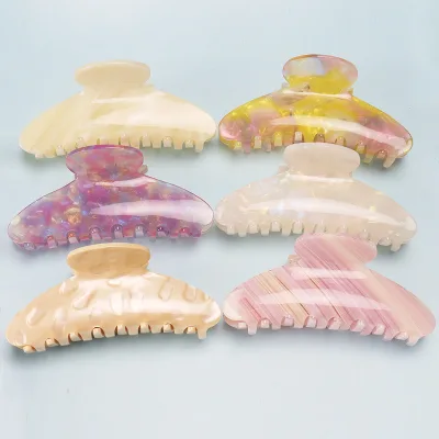 New European and American Style Extra-large Acetate Hair Clip Simple Stylish and Versatile Hair Claw