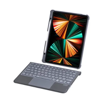 Touchpad keyboard case for ipad air 5 air4 detachable Backlight keyboard with pencil holder