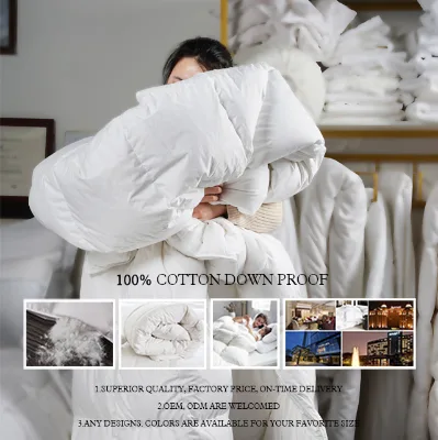 Customized White Goose  Duvet Insert Premium Bedding Merchandise for Global Bulk Wholesale Bedding Supply for Homes and Hotels