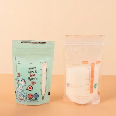 Breastfeeding Milk Storage Bags,BPA Free, Leak Proof Storing Double Zipper Seal,Self Standing for Refrigeration and Freezing